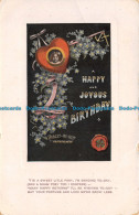 R126510 Greetings. A Happy And Joyous Birthday. Flowers. 1908 - World