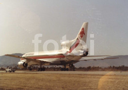 1980s LOCKHEED TRISTAR TAIL AIRCRAFT PLANE AVION TAP AIR PORTUGAL PHOTO FOTO AT524 - Aviación