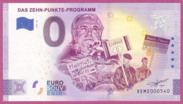 0-Euro XEMZ 46 2021 DAS ZEHN-PUNKTE-PROGRAMM - HELMUT KOHL - SERIE DEUTSCHE EINHEIT - Privéproeven