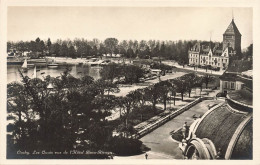 SUISSE - Lausanne - Ouchy - Les Quais Vus De L'hôtel Beau-Rivage - Carte Postale - Lausanne