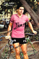 PHOTO CYCLISME REENFORCE GRAND QUALITÉ ( NO CARTE ), JOSE SURIA TEAM FERRYS 1963 - Cyclisme