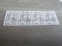 Type Marianne De Ciappa Et Kawena Et La Jeunesse - 0.05 € - Yt 4764 - Bistre-noir - Quadruple Oblitérés - Année 2013 - - 2013-2018 Marianne (Ciappa-Kawena)