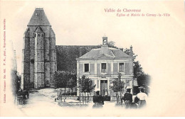 Eglise Et Mairie De CERNAY LA VILLE - Très Bon état - Andere & Zonder Classificatie