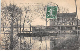 POISSY - Inondations Janvier 1910 - Restaurant De La Reine Blanche - Très Bon état - Poissy