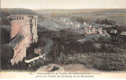 Panorama De La Vallée De La CHEVREUSE Pris Des Tours Du Château De La Madeleine - Très Bon état - Chevreuse