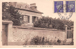 MAUDETOUR - La Mairie Et L'Ecole - état - Other & Unclassified