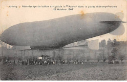 ANTONY - Atterrissage Du Ballon Dirigeable Le " Patrie " Dans La Plaine D'Antony Fresnes - 1907 - Très Bon état - Antony