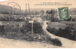 VILLIERS LE BACLE - La Fourche Des Routes De Gif Et Châteaufort - Très Bon état - Sonstige & Ohne Zuordnung