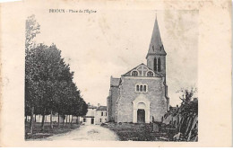 BRIOUX - Place De L'Eglise - Très Bon état - Brioux Sur Boutonne