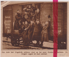 Keulen - Engelse Soldaten Naar Huis - Orig. Knipsel Coupure Tijdschrift Magazine - 1925 - Non Classés