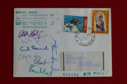 1973 Austrian Dhaula Himal Expedition Signed By 7 Climbers Mountaineering Himalaya Escalade Alpinisme - Sportlich