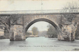 POISSY - Une Arche Du Pont Et Le Bras Migneaux - Très Bon état - Poissy