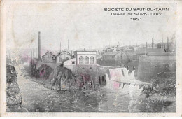 Société Du SAUT DU TARN - Usines De SAINT JUERY - 1921 - état - Andere & Zonder Classificatie