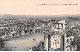 ALBI - Vue Générale Prise Du Clocher De Sainte Cécile - Très Bon état - Albi