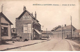 ROSIERES EN SANTERRE - Avenue De La Gare - Très Bon état - Other & Unclassified