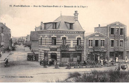 FORT MAHON - Rue De L'Ancienne Poste Et Brasserie De La Plage - Très Bon état - Fort Mahon