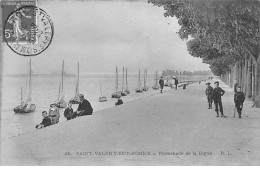 SAINT VALERY SUR SOMME - Promenade De La Digue - Très Bon état - Saint Valery Sur Somme