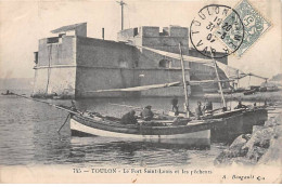 TOULON - Le Fort Saint Louis Et Les Pêcheurs - Très Bon état - Toulon