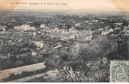 HYERES - Panorama De La Ville Et De La Rade - Très Bon état - Hyeres