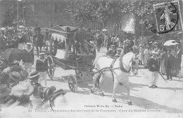 TOULON - Funérailles Des Victimes De La Couronne - Char Du Matelot Gressier - Très Bon état - Toulon