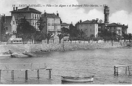 SAINT RAPHAEL - Villa " Les Algues " Et Boulevard Félix Martin - Très Bon état - Saint-Raphaël