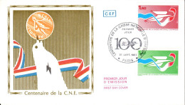 FDC 1981 CENTENAIRE CAISSE D'EPARGNE - 1980-1989