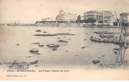 SAINT RAPHAEL - La Plage, Bains De Mer - Très Bon état - Saint-Raphaël