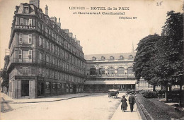 LIMOGES - Hôtel De La Paix Et Restaurant Continental - Très Bon état - Limoges