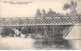 SAINT JUNIEN - La Vienne Au Pont De Fer - Minoterie Et Moulins à Blé - Très Bon état - Saint Junien