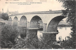 DANGE SAINT ROMAIN - Le Pont De Saint Romain - Très Bon état - Dange Saint Romain