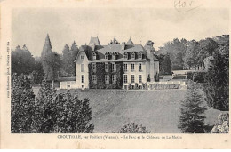 CROUTELLE Par Poitiers - Le Parc Et Le Château De La Mothe - Très Bon état - Other & Unclassified