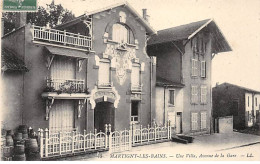 MARTIGNY LES BAINS - Une Villa, Avenue De La Gare - Très Bon état - Other & Unclassified