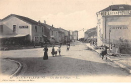 MARTIGNY LES BAINS - Une Rue Du Village - Très Bon état - Autres & Non Classés