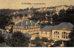 PLOMBIERES - Les Grands Hôtels - Très Bon état - Plombieres Les Bains