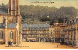 PLOMBIERES - Place De L'Eglise - Très Bon état - Plombieres Les Bains