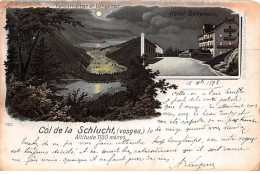 Col De LA SCHLUCHT - Retournemer Et Longemer - Hôtel Defranoux - état - Autres & Non Classés