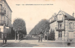 GERARDMER - Boulevard Du Lac Et Café Cholé - Très Bon état - Gerardmer