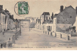 BRIENON SUR ARMANCON - La Grande Rue Du Pont - Très Bon état - Brienon Sur Armancon