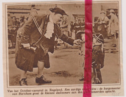 Carnaval At Burnham - Orig. Knipsel Coupure Tijdschrift Magazine - 1925 - Non Classés