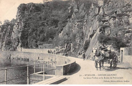 AVALLON - COUSIN LE PONT - Le Gour Vallon Et La Route De Pontaubert - Très Bon état - Avallon