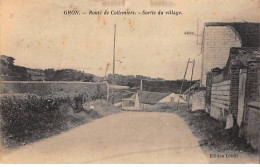 GRON - Route De Collemiers - Sortie Du Village - Très Bon état - Autres & Non Classés