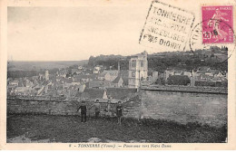 TONNERRE - Panorama Vers Notre Dame - Très Bon état - Tonnerre