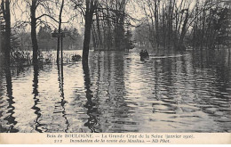 Bois De BOULOGNE - La Grande Crue De La Seine 1910 - Inondations De La Route Des Moulins - Très Bon état - Boulogne Billancourt