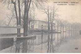 COURBEVOIE - Crue De La Seine 1910 - Les Quais - Très Bon état - Courbevoie