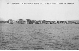 ASNIERES - Les Inondations De 1910 - Les Quatre Routes - Chemin Des Mourinoux - Très Bon état - Asnieres Sur Seine