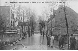 ASNIERES - Les Inondations De 1910 - Rue Duchesnay - Très Bon état - Asnieres Sur Seine