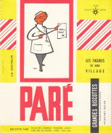 BUVARD & BLOTTER - Biscottes PARE -  Figures De Mon Village - Le Docteur - Otros & Sin Clasificación