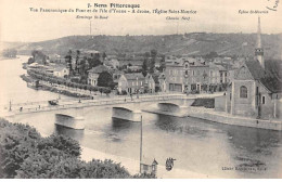 SENS Pittoresque - Vue Panoramique Du Pont Et De L'Ile D'Yonne - Très Bon état - Sens