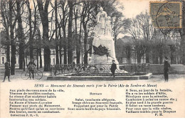 SENS - Monument Des Sénonais Morts Pour La Patrie - Très Bon état - Sens