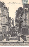 AVALLON - La Fontaine Laboureau - Statue Cérès Et La Rue Maison Dieu - Très Bon état - Avallon